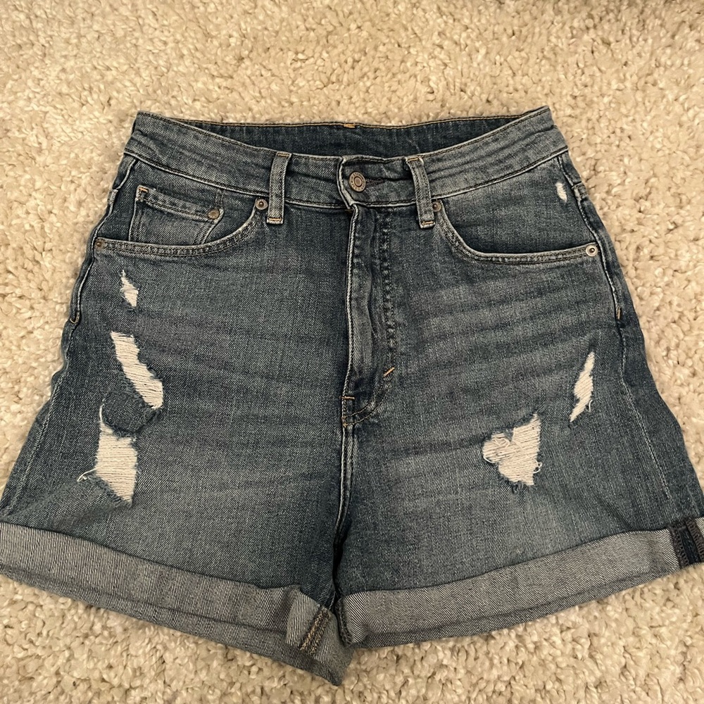 Ultra high waist mom shorts
